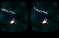  Cardboard 3D VR Space FPS game: スクリーンショット
