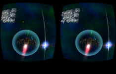  Cardboard 3D VR Space FPS game: スクリーンショット